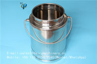 سطل شیشه ای ضد زنگ 10 لیتری ، سطل شیردوشی بز با دسته ، سطل شیرگیر قابل حمل