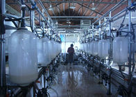 کارخانه شیر دوشی گاو با استفاده از گلدان شیشه ای